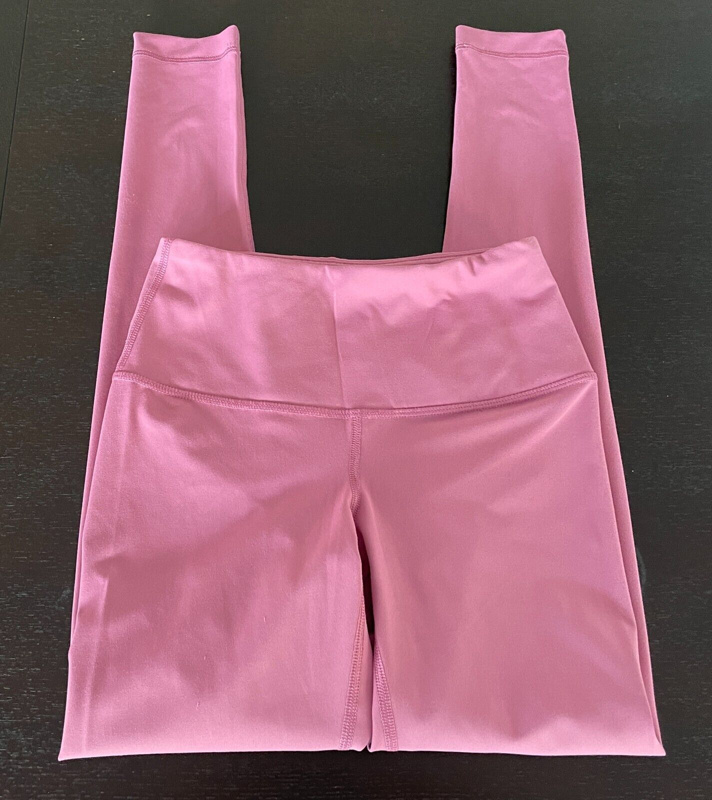 YOGALICIOUS Moonlite Mauve Lux High Waist Full Length Leggings Size XS 26" 50cm