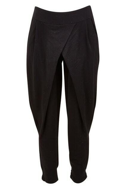 Ladies Size S 10 Pants BOO RADLEY Black "Vera" Long Stretch Chic Crossover NEW
