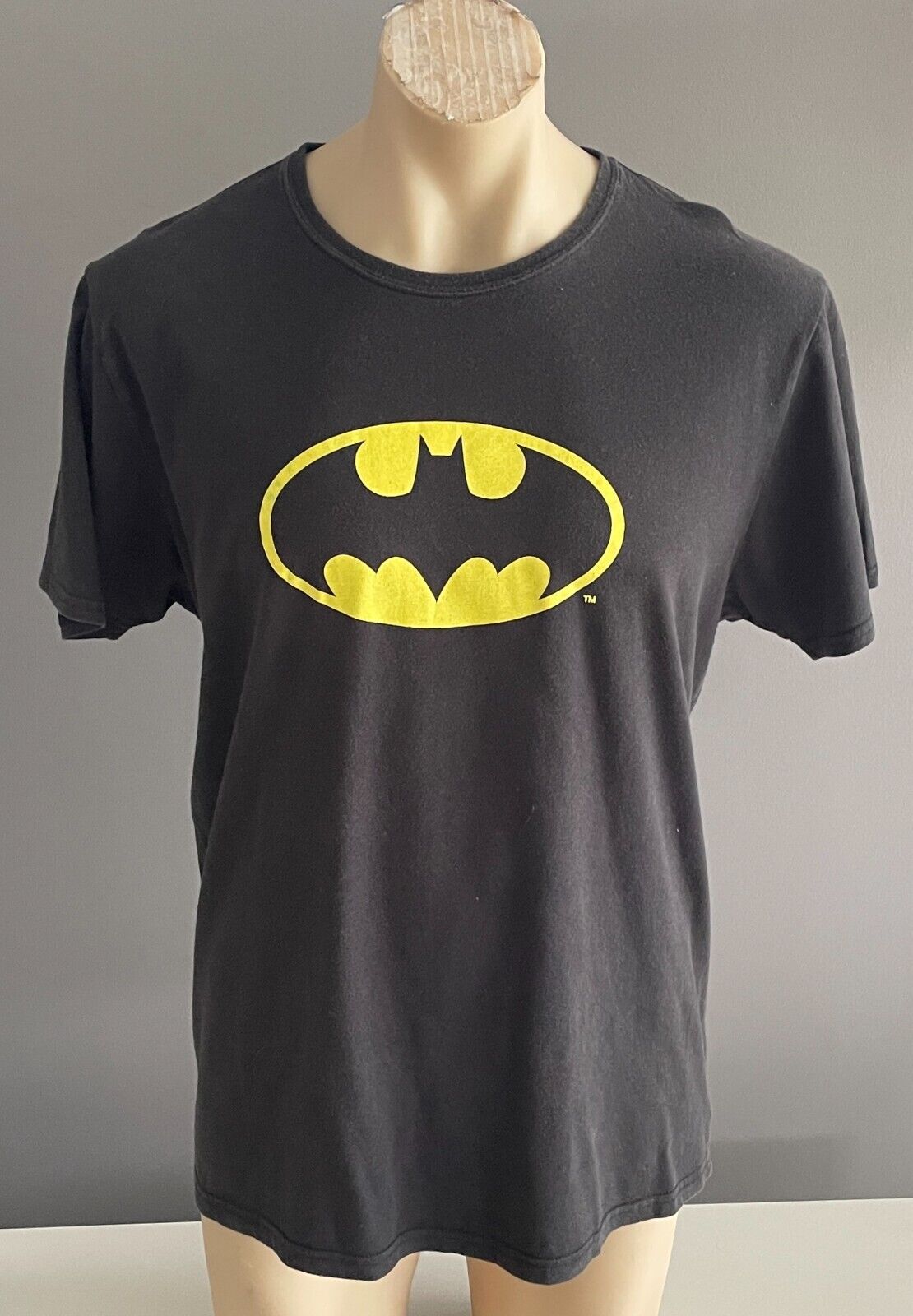 Unisex T-Shirt DC COMICS JAY JAYS Black Batman Signal Print Tee Size XXL 118cm