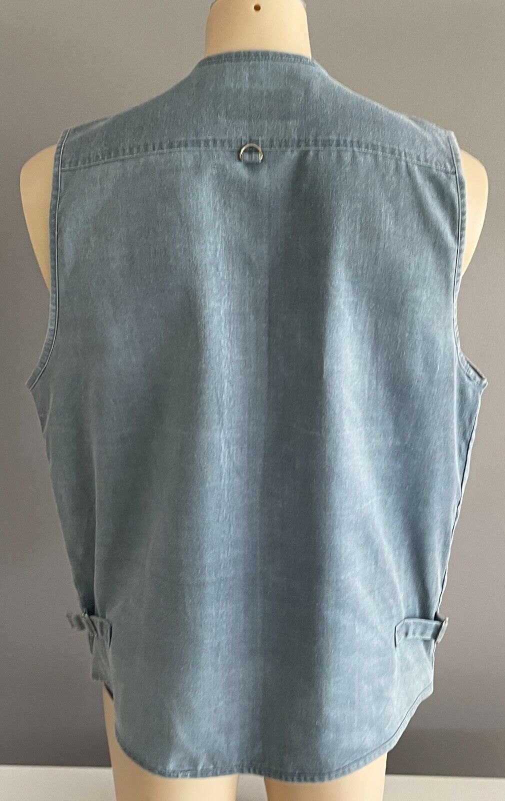 UTILITY VEST KHANGSAU.SOT KXAHER SASS Japan Blue Sleeveless Outdoor Chest 122cm
