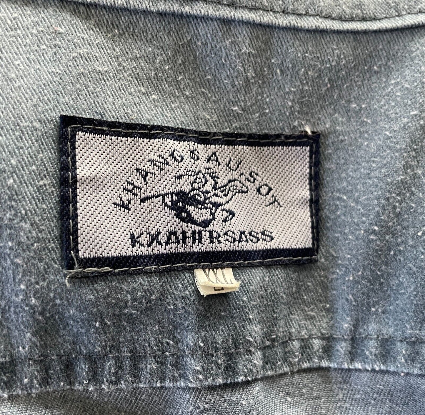 UTILITY VEST KHANGSAU.SOT KXAHER SASS Japan Blue Sleeveless Outdoor Chest 122cm