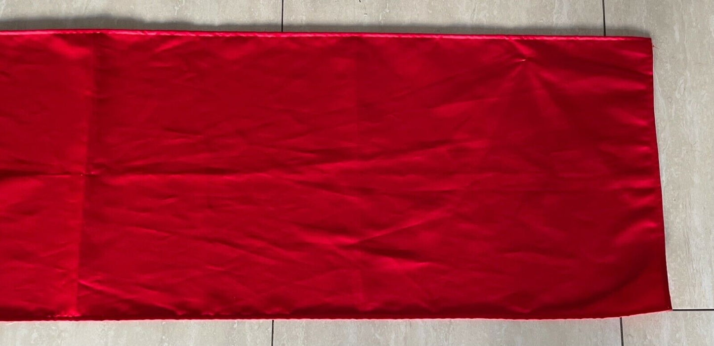 Handmade Shrug Red Satin Rectangle Shawl Wrap Perfect for Special Occasions
