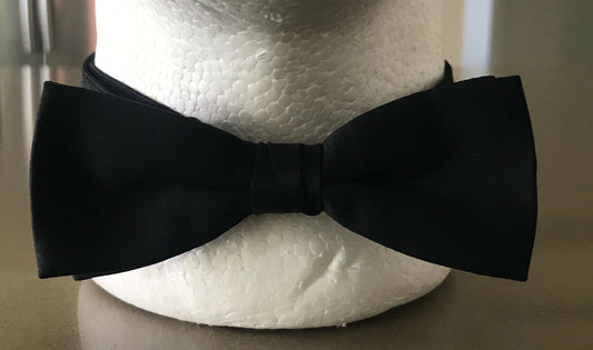 Mens BOW TIE Formal Black Pre-Tied Adjustable Neck (No 4) Wedding Classic