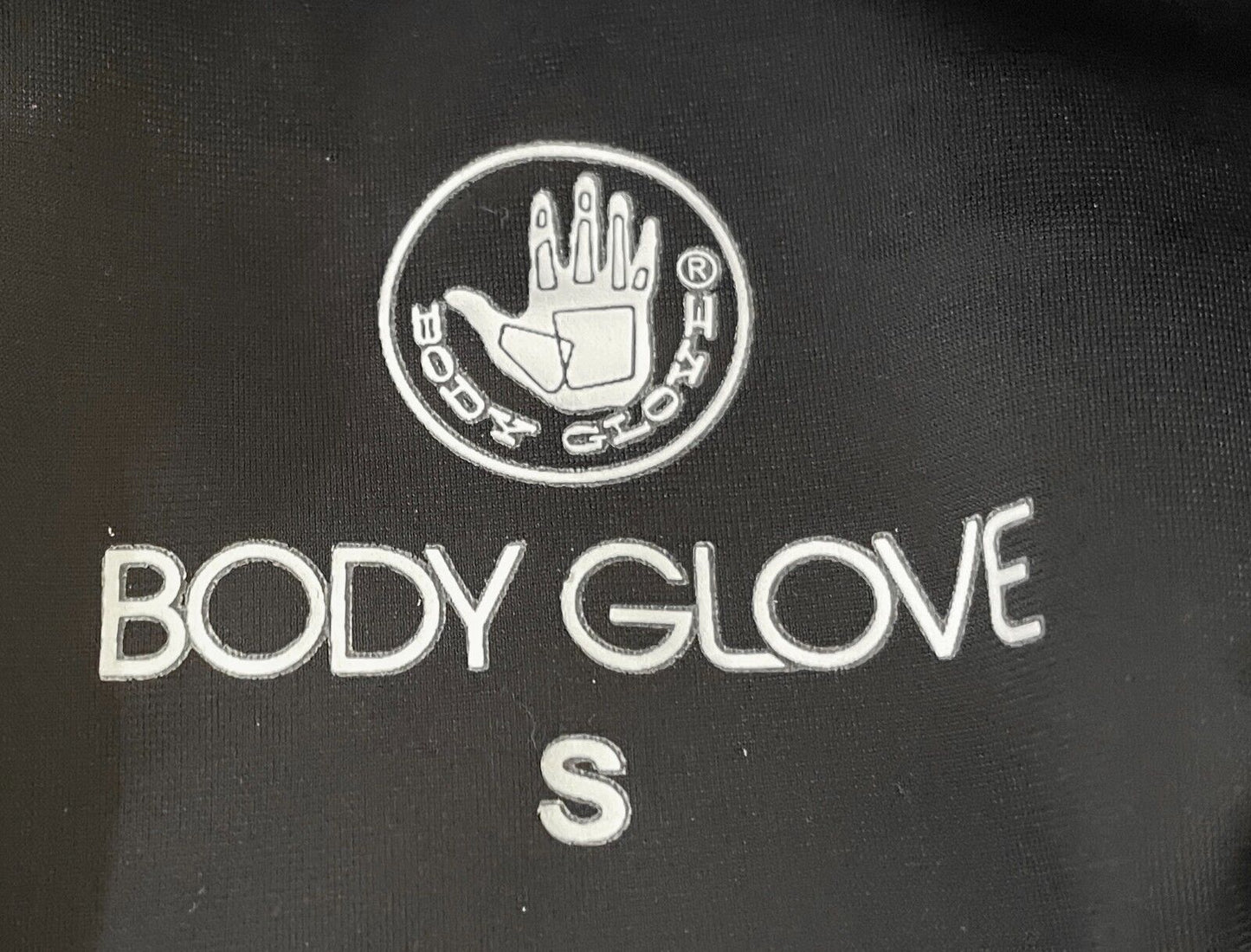 Mens Rashie Top BODY GLOVE Black Core II Long Sleeve Rash Vest  UPF 50+ Size S