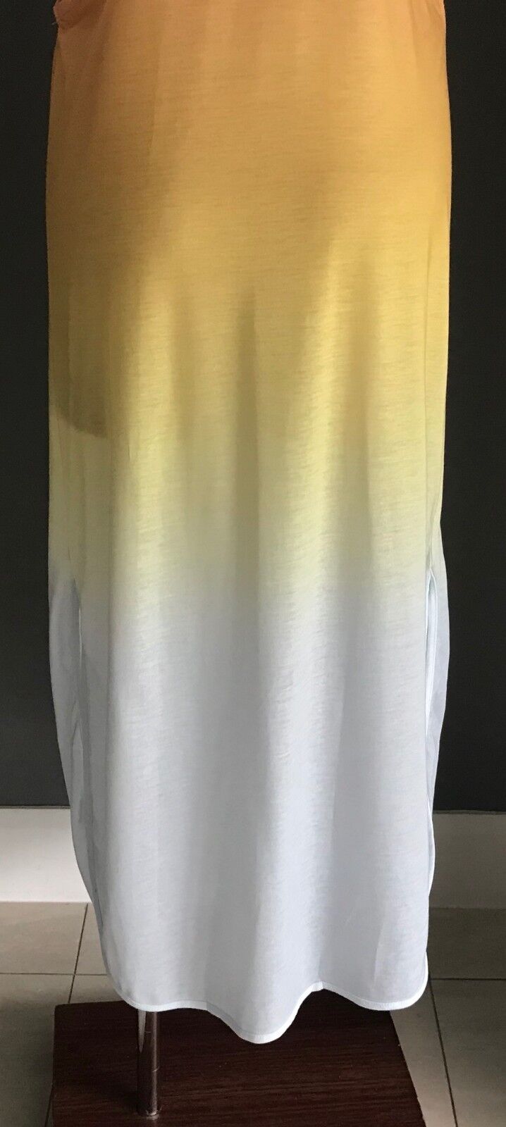 Maxi Dress QUICKSILVER Sleeveless Racer Back Ombre Surfer Beach One Size 8 - 12