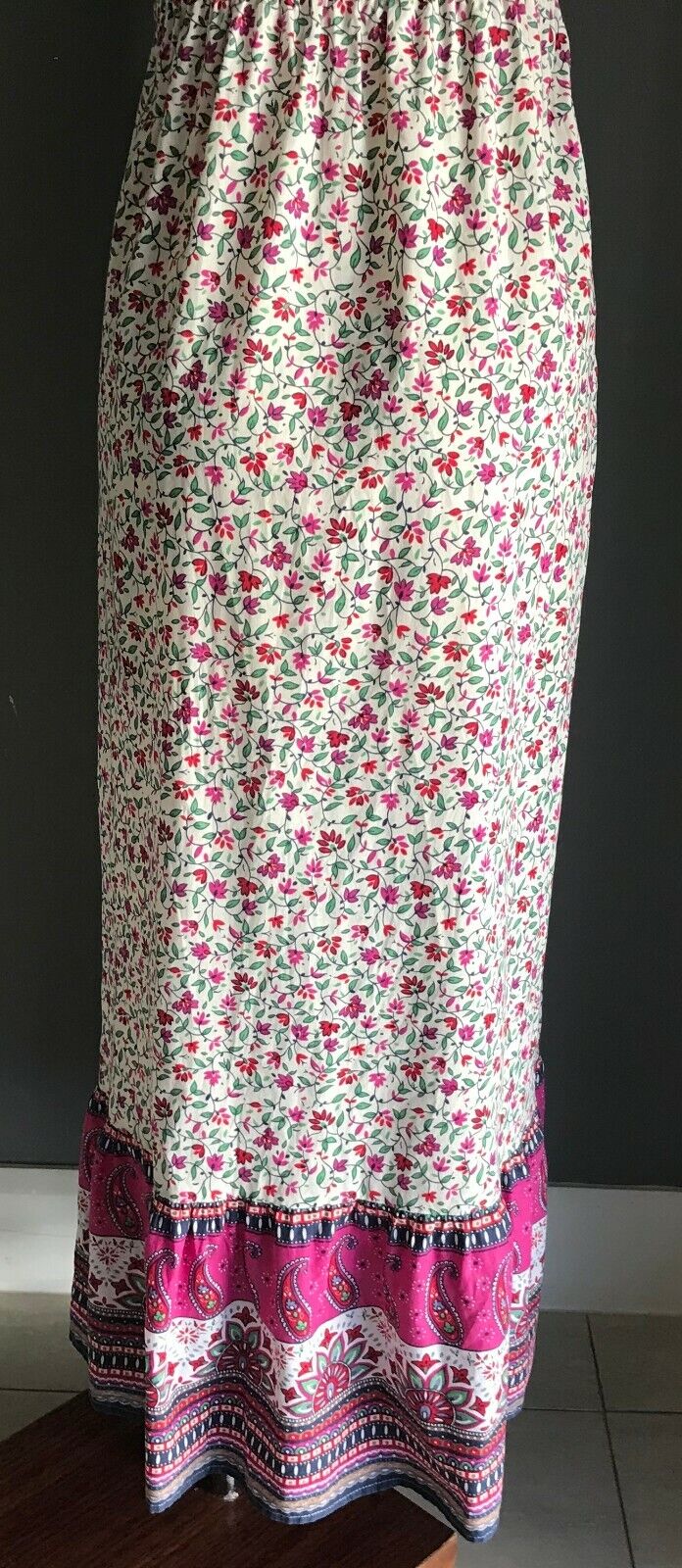 JAY JAYS Maxi Dress Cotton Colourful Print Sleeveless Casual Ladies Size 8 10