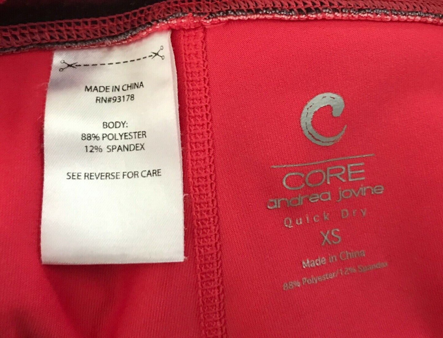 SCORE ANDREA JOVEINE Skirt Skort Quick Dry Stretch Inbuilt Shorts XS 10 NEW