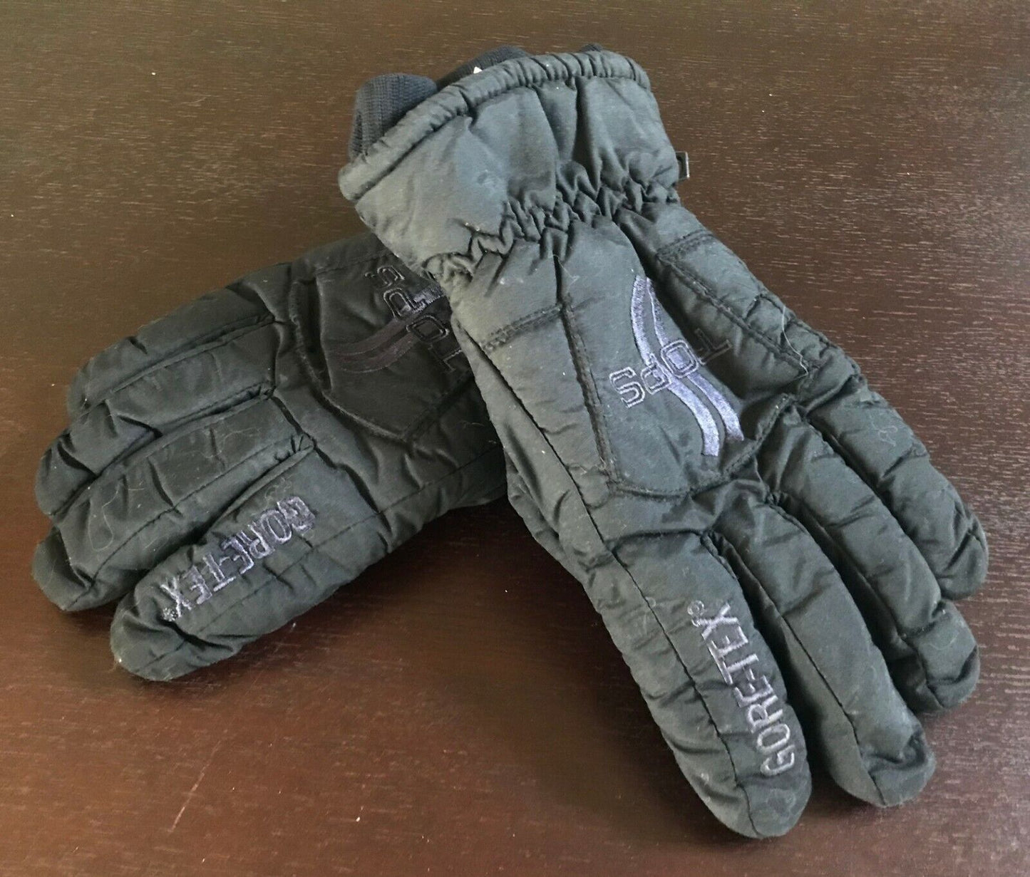Unisex TOPS GLOVES Gore-tex Black Snow Snowboarding Super Warm Size M Snow