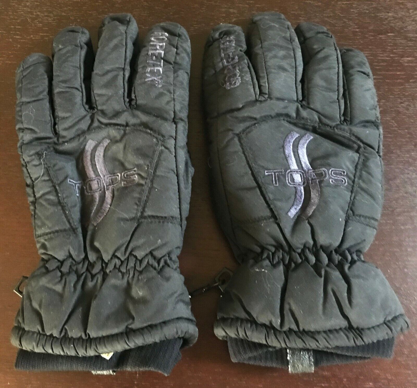 Unisex TOPS GLOVES Gore-tex Black Snow Snowboarding Super Warm Size M Snow