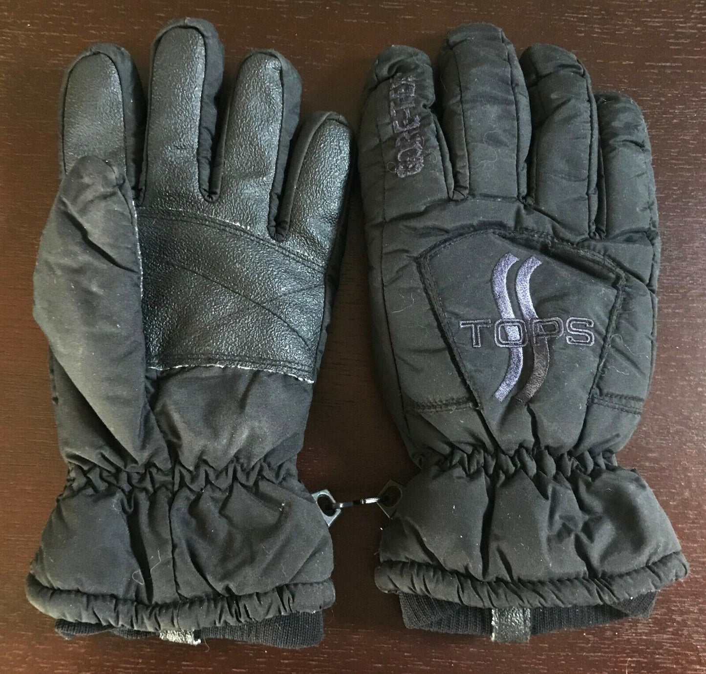 Unisex TOPS GLOVES Gore-tex Black Snow Snowboarding Super Warm Size M Snow