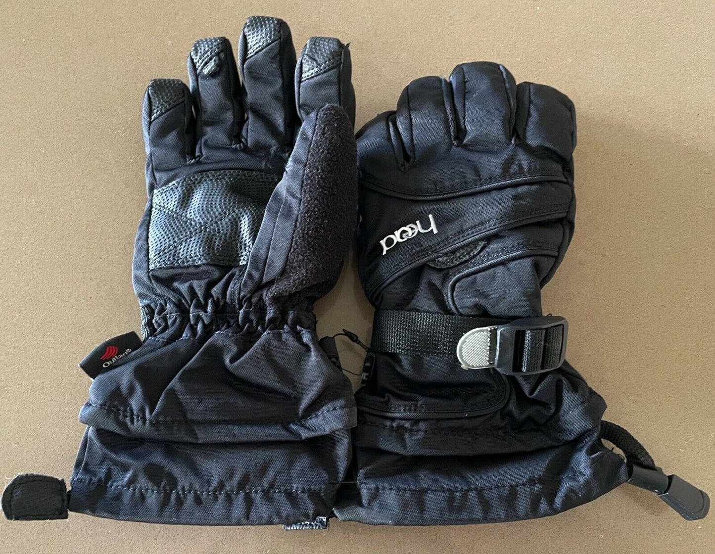 HEAD GLOVES Black Ski Snow Boarding Water Proof Unisex Sz M Hand Super Warm NEW
