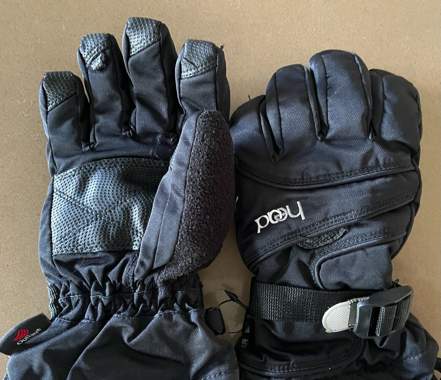 HEAD GLOVES Black Ski Snow Boarding Water Proof Unisex Sz M Hand Super Warm NEW