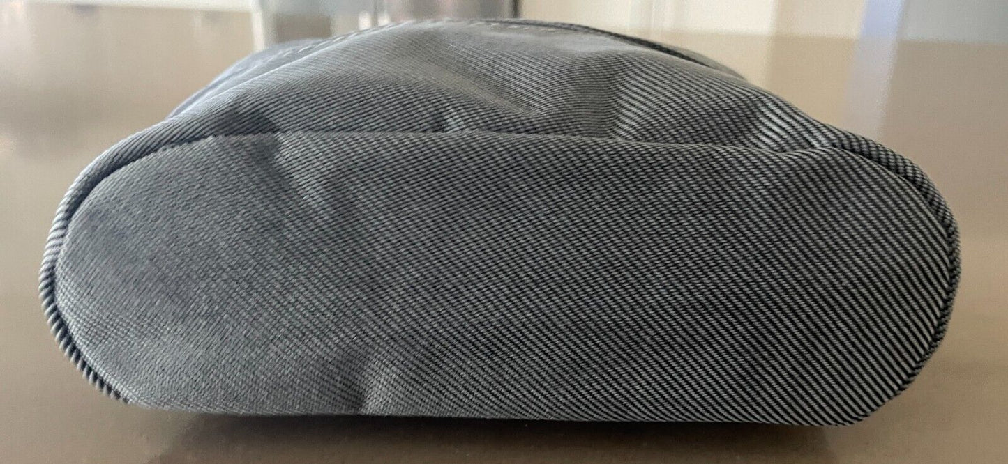 BVLGARI Wet Pack Bag Grey Zip Top with Handle Unisex Mens Bulgari