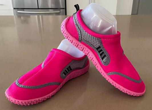 YELLO Ladies Pink &  Grey Aqua Socks Beach Shoes Size UK 5 AU  7 EU 38 NEW