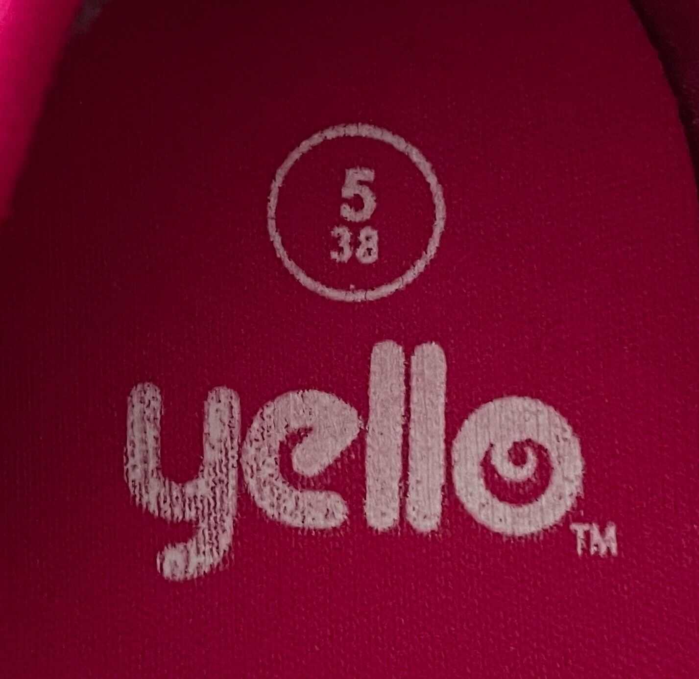 YELLO Ladies Pink &  Grey Aqua Socks Beach Shoes Size UK 5 AU  7 EU 38 NEW