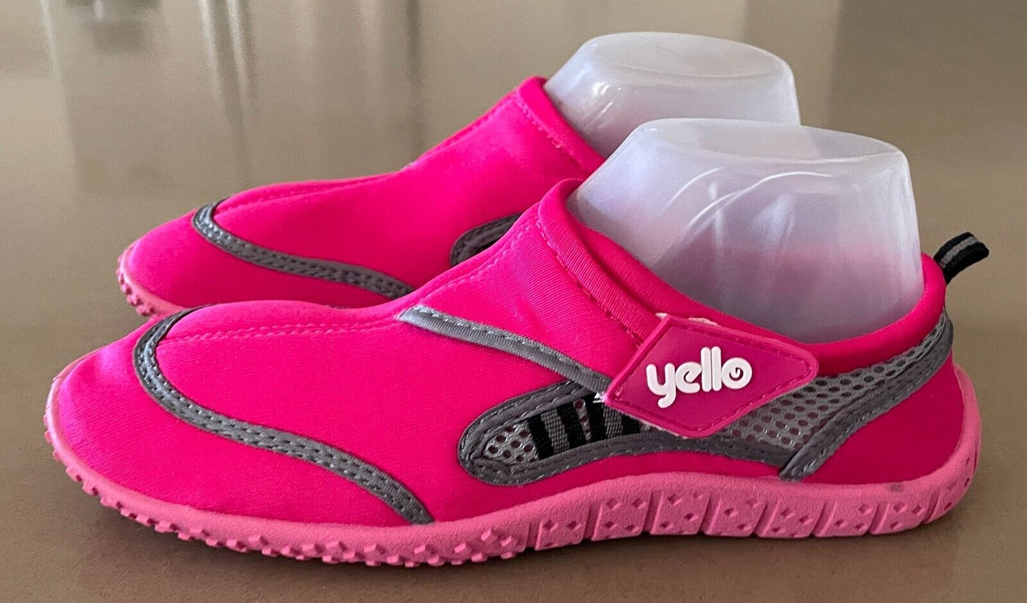 YELLO Ladies Pink &  Grey Aqua Socks Beach Shoes Size UK 5 AU  7 EU 38 NEW