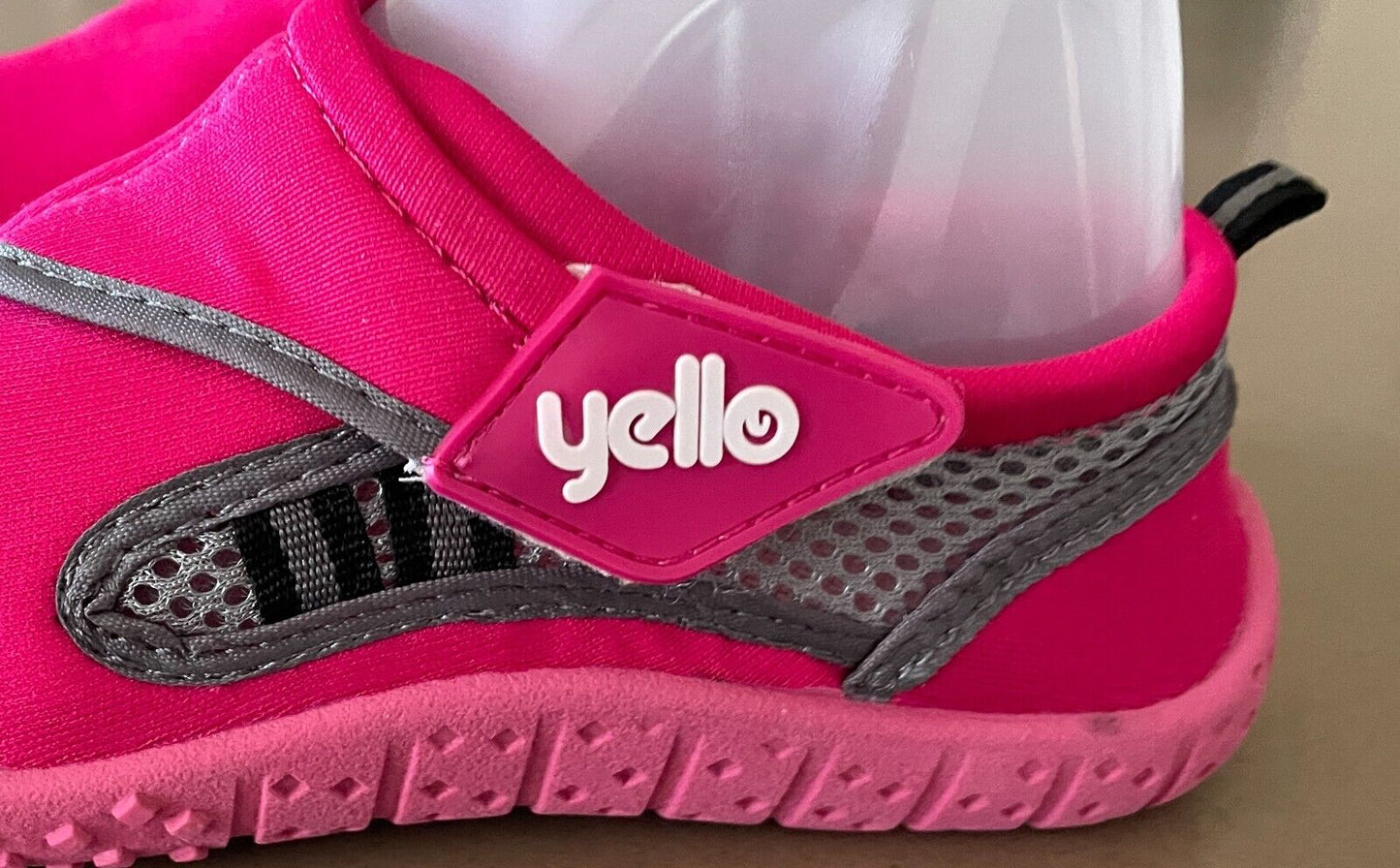 YELLO Ladies Pink &  Grey Aqua Socks Beach Shoes Size UK 5 AU  7 EU 38 NEW