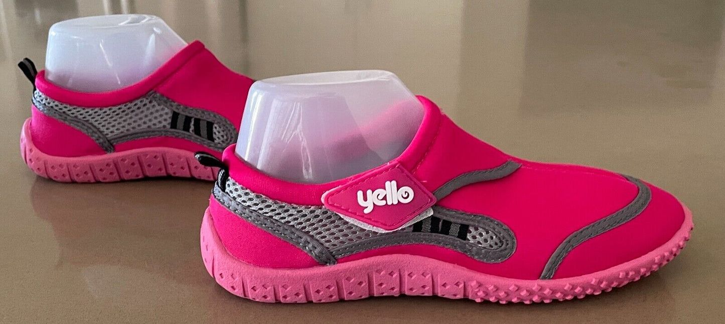 YELLO Ladies Pink &  Grey Aqua Socks Beach Shoes Size UK 5 AU  7 EU 38 NEW