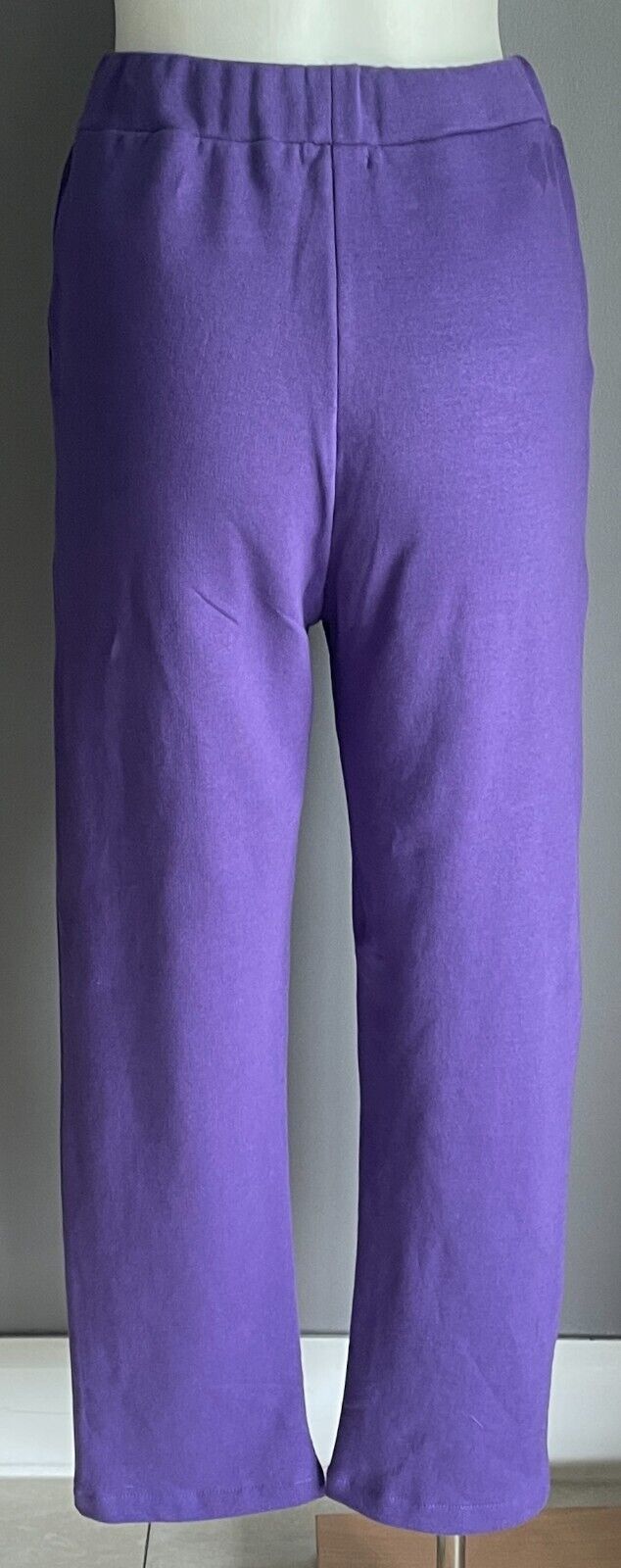 DAMART Purple Tracksuit Embroidered Long Sleeve Top & Pants Ladies Sz 8 Comfort