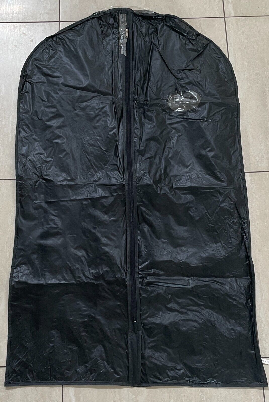 Black SUIT BAG Dust Proof Storage Travel Folding  Unbranded Zip Front Bag ONLY