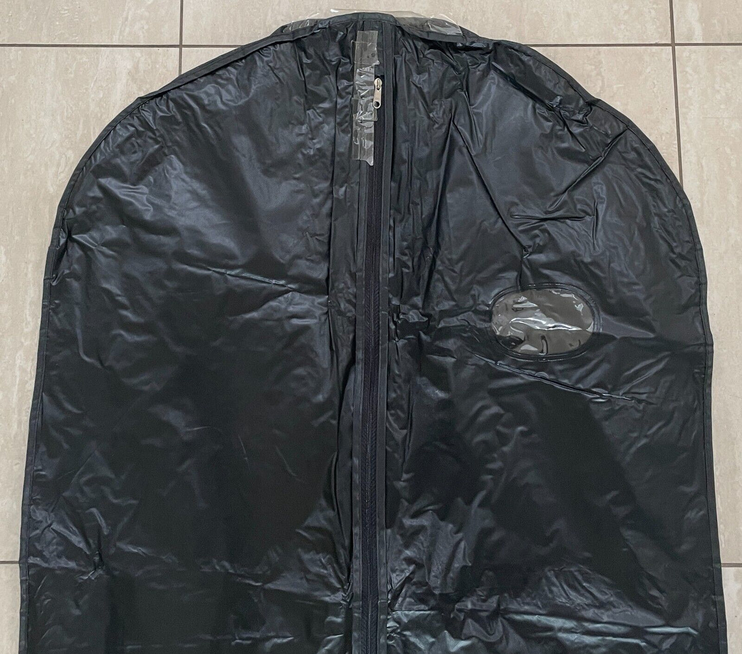 Black SUIT BAG Dust Proof Storage Travel Folding  Unbranded Zip Front Bag ONLY
