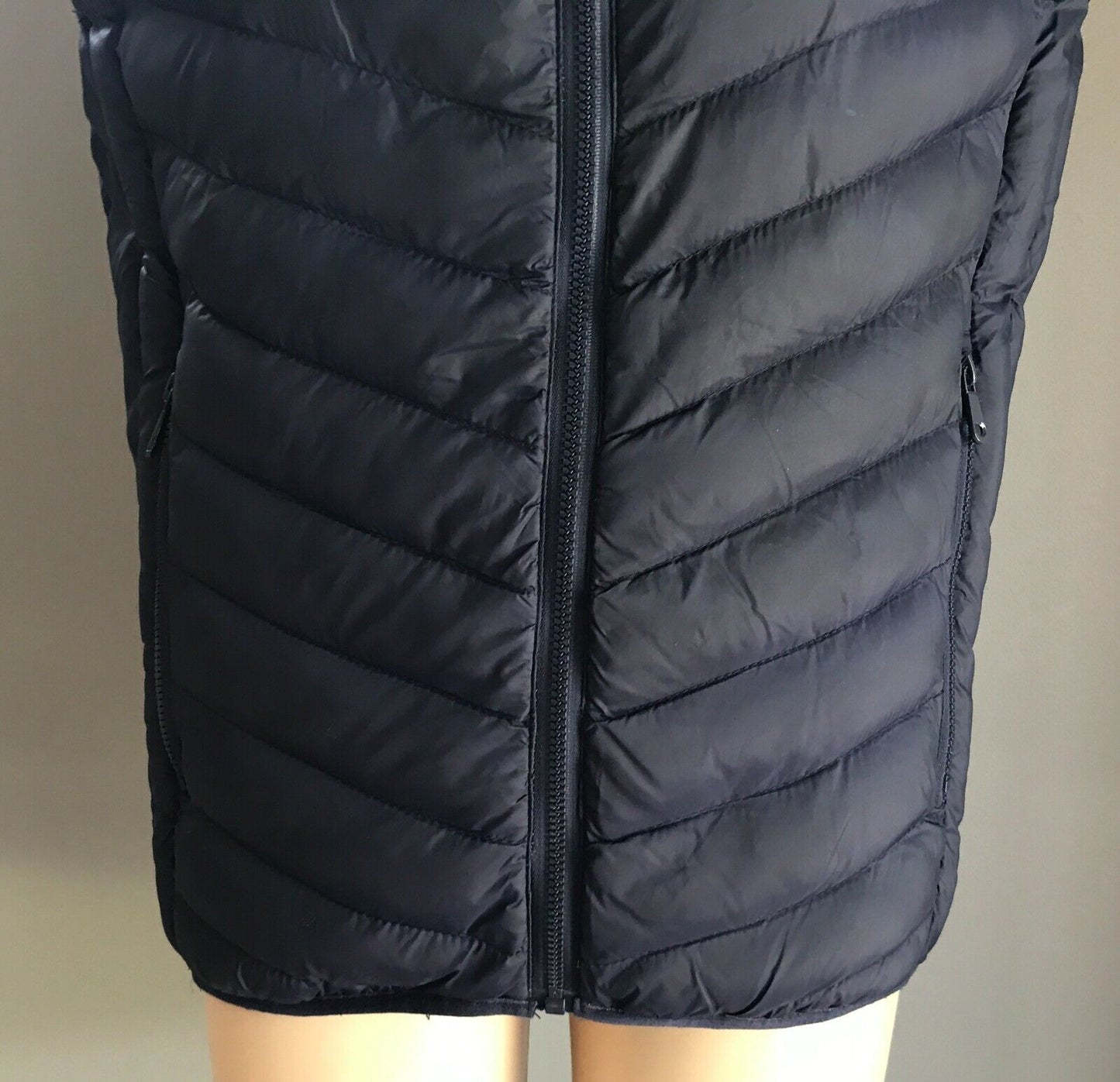 LATEST VOGUE WEATHER GEAR "Oscillator" Puffer Jacket Navy Sleeveless Size XL