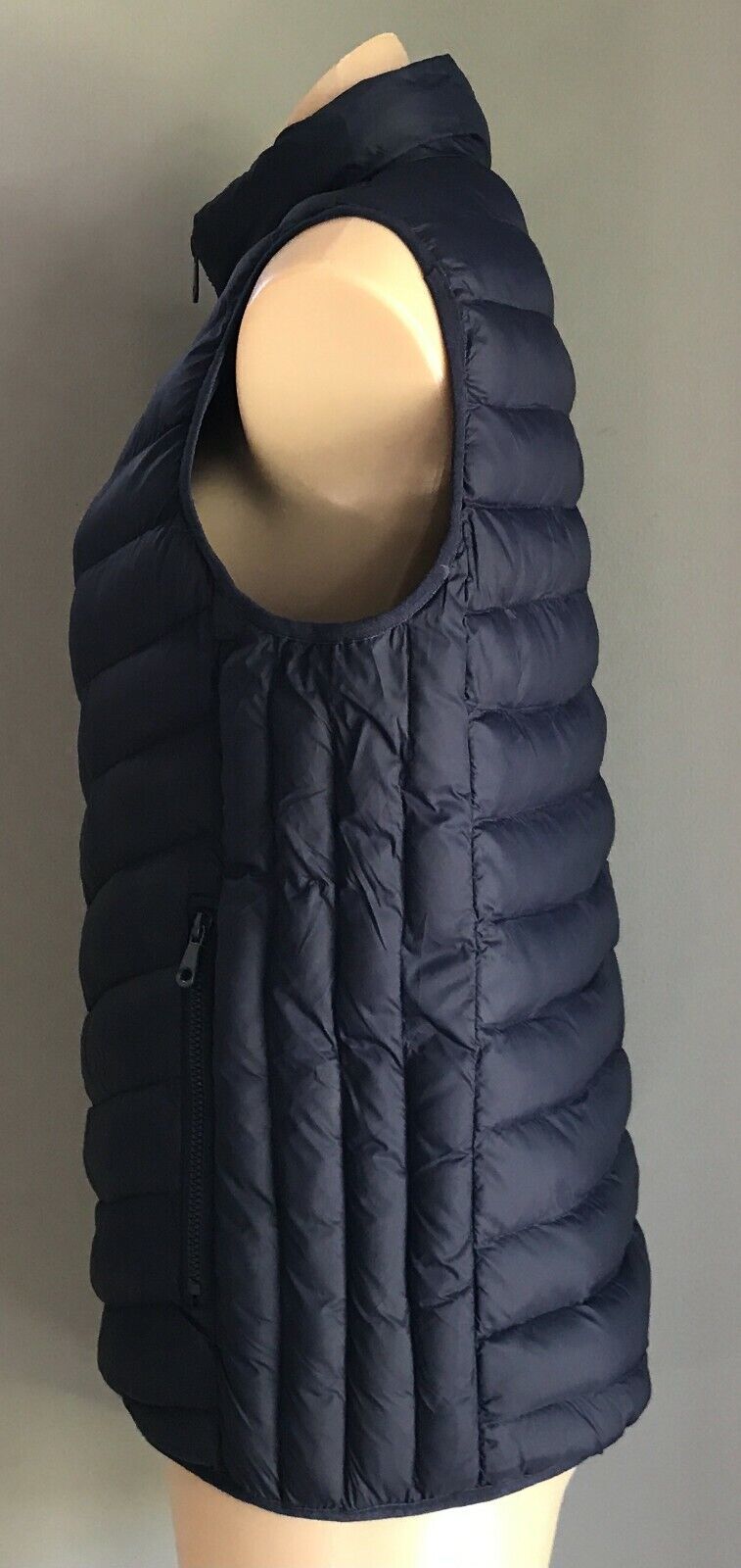 LATEST VOGUE WEATHER GEAR "Oscillator" Puffer Jacket Navy Sleeveless Size XL