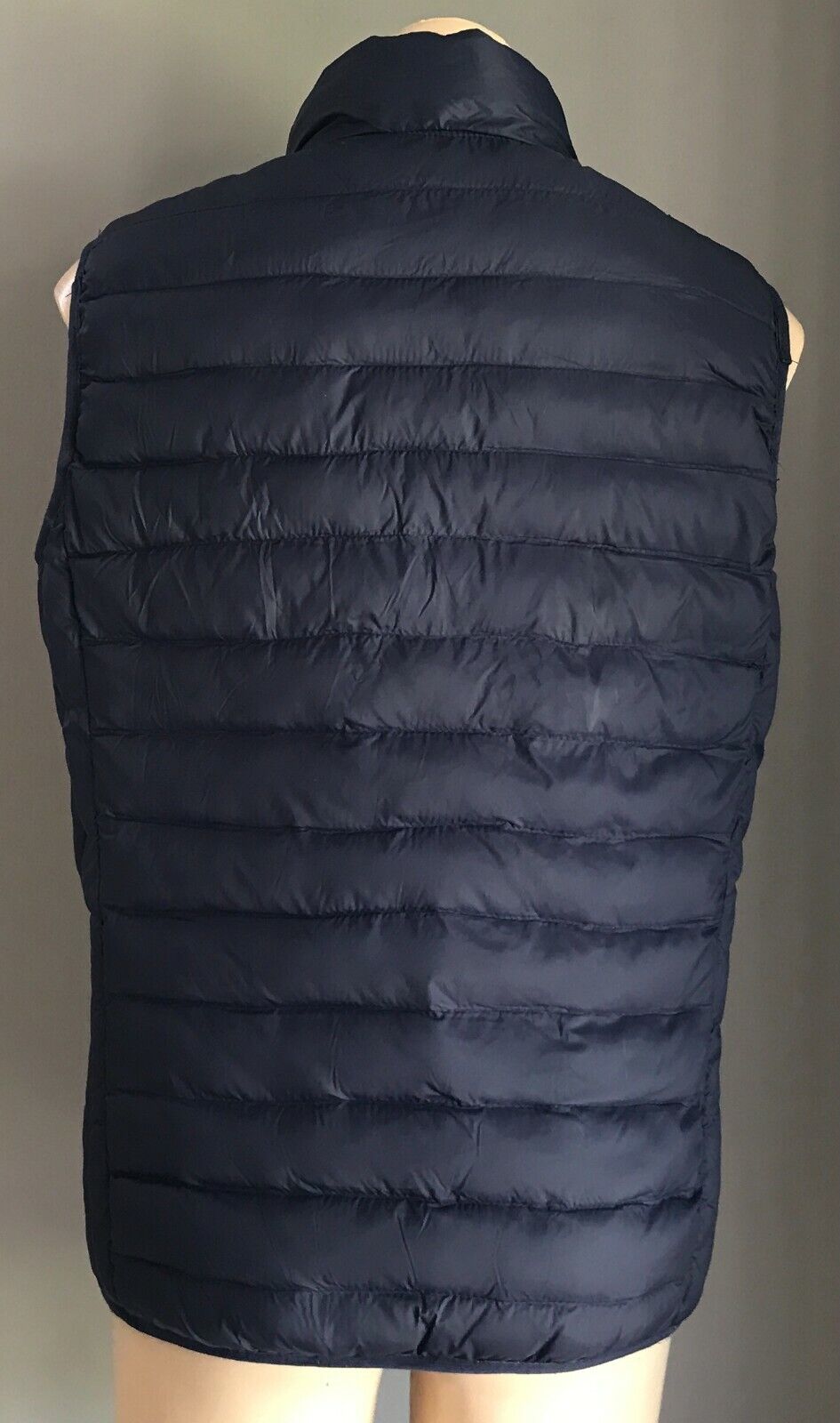 LATEST VOGUE WEATHER GEAR "Oscillator" Puffer Jacket Navy Sleeveless Size XL