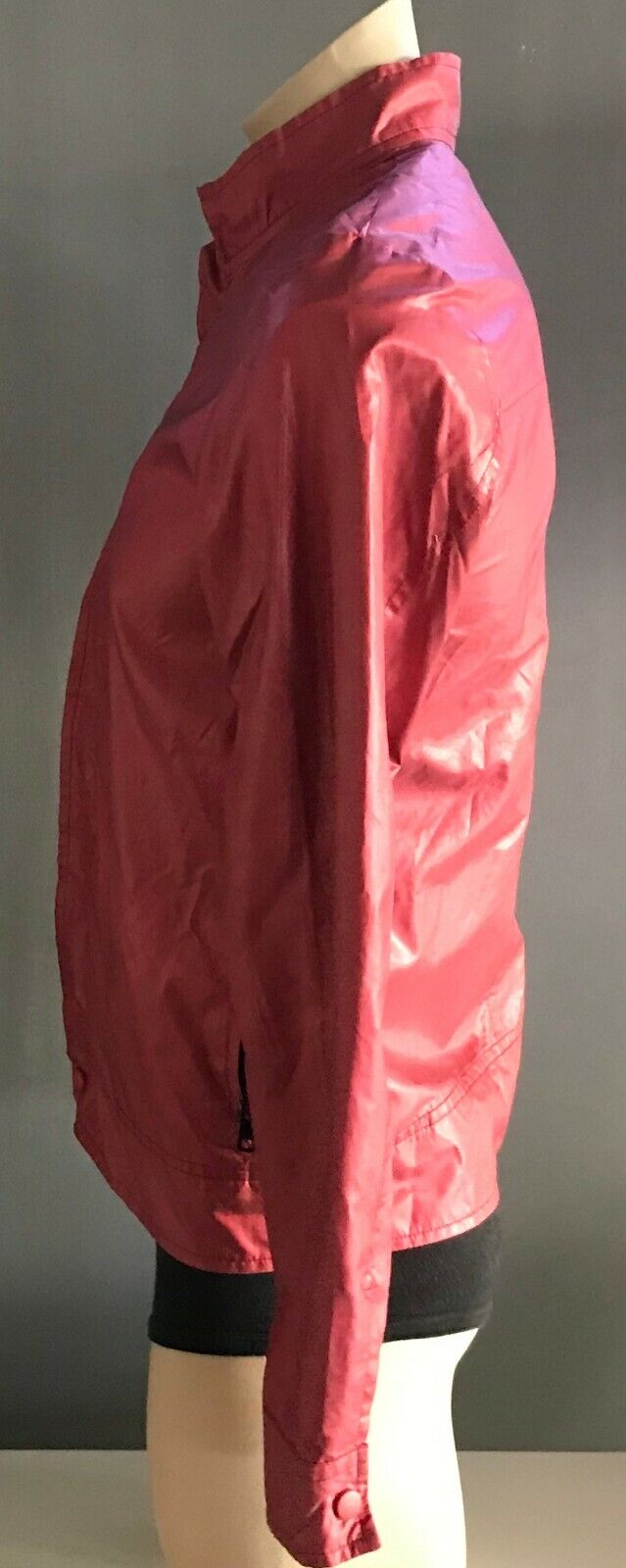 Mens JACK LONDON Jacket Cerise Casual Style Long Sleeve WindBreaker Warm Size S