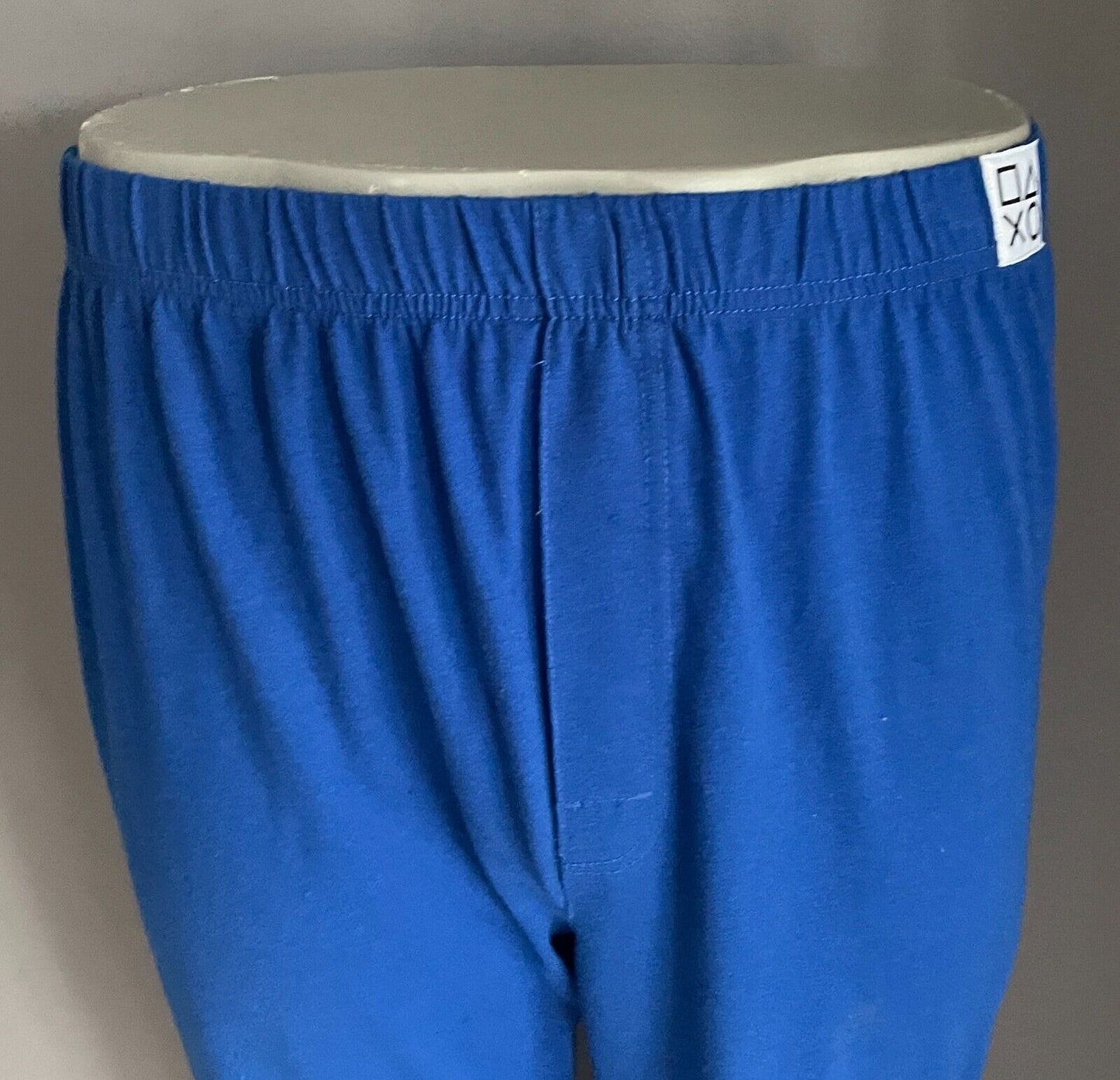 Mens PlayStation Sleep Pants Blue Long PJs Bottoms ONLY Size 2XL Elastic Waist