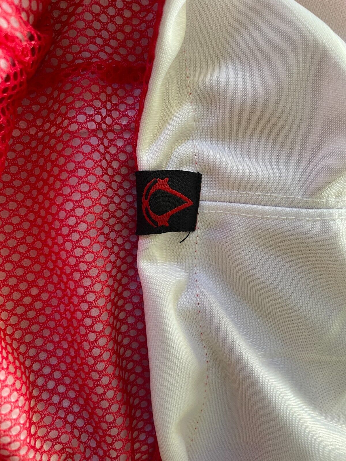 ASSASSINS CREED Black Flag Hoodie 2014 Red White Black Trim Long Sleeve Size M