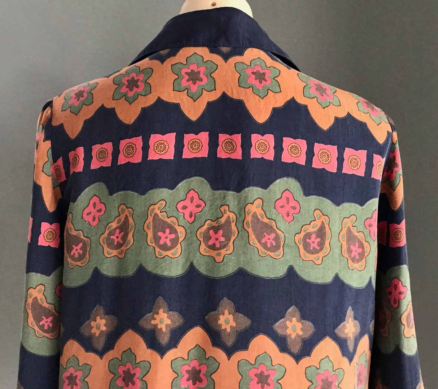 ZITTO Blouse & Jacket Combo MultiColoured Floral Long Sleeve Ladies Size 10