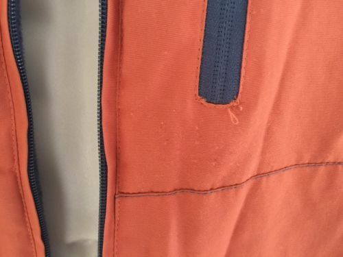 Mens JEEP Jacket Reversible Grey & Orange Zip Windcheater 2 Jackets in One 4WD