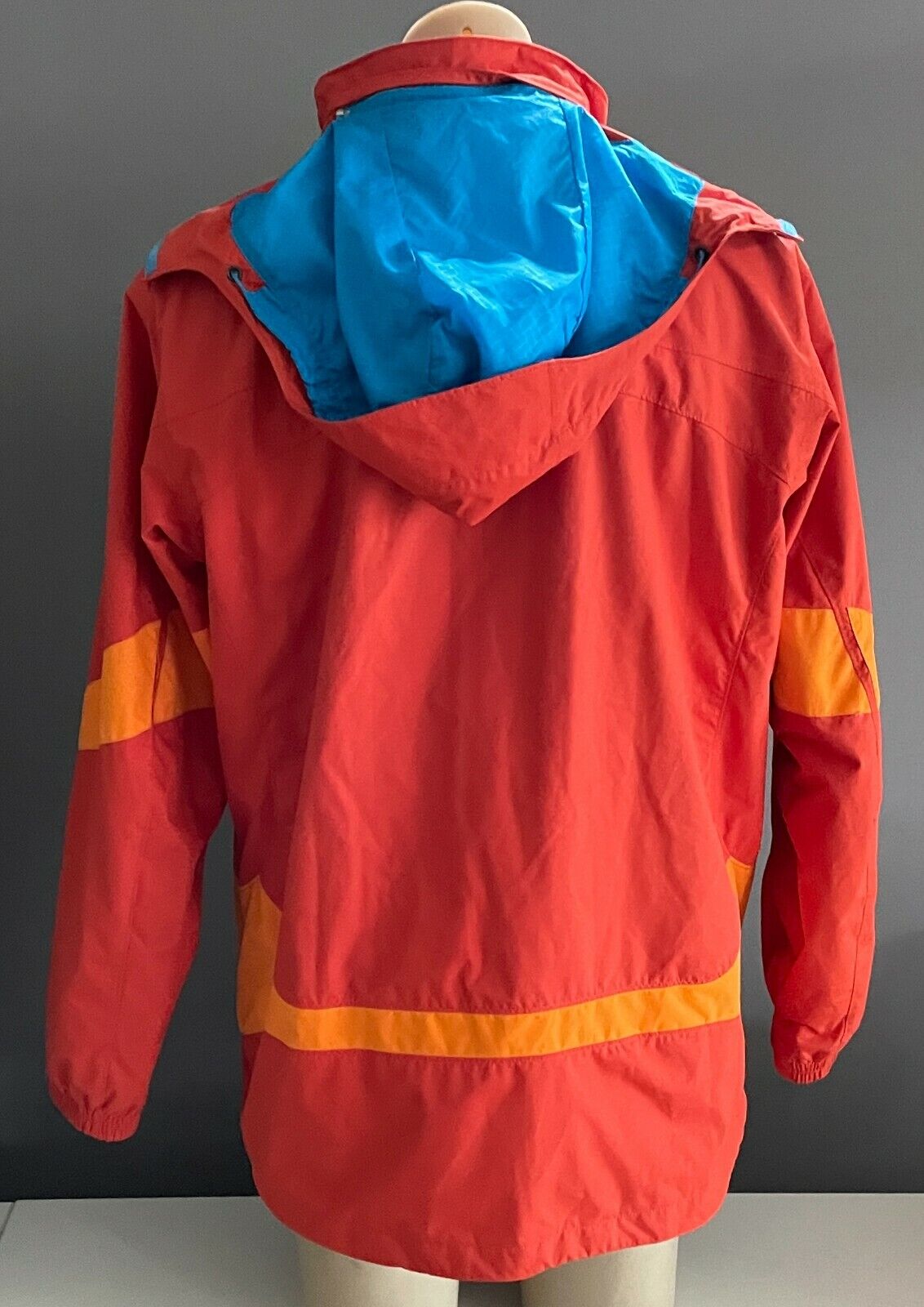 COLUMBIA "Bugaboo" Ski Jacket Snowboard Hike Orange Blue Interchange Mens Size L