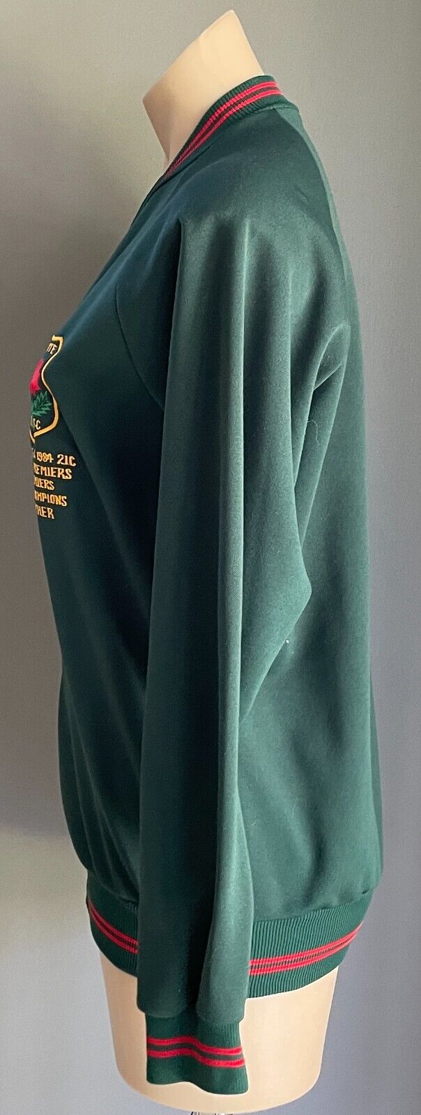 HEATHCOTE JSFC Jacket HWJSFC 1984 21C Minor Premiers & Club Champions Mother Zip