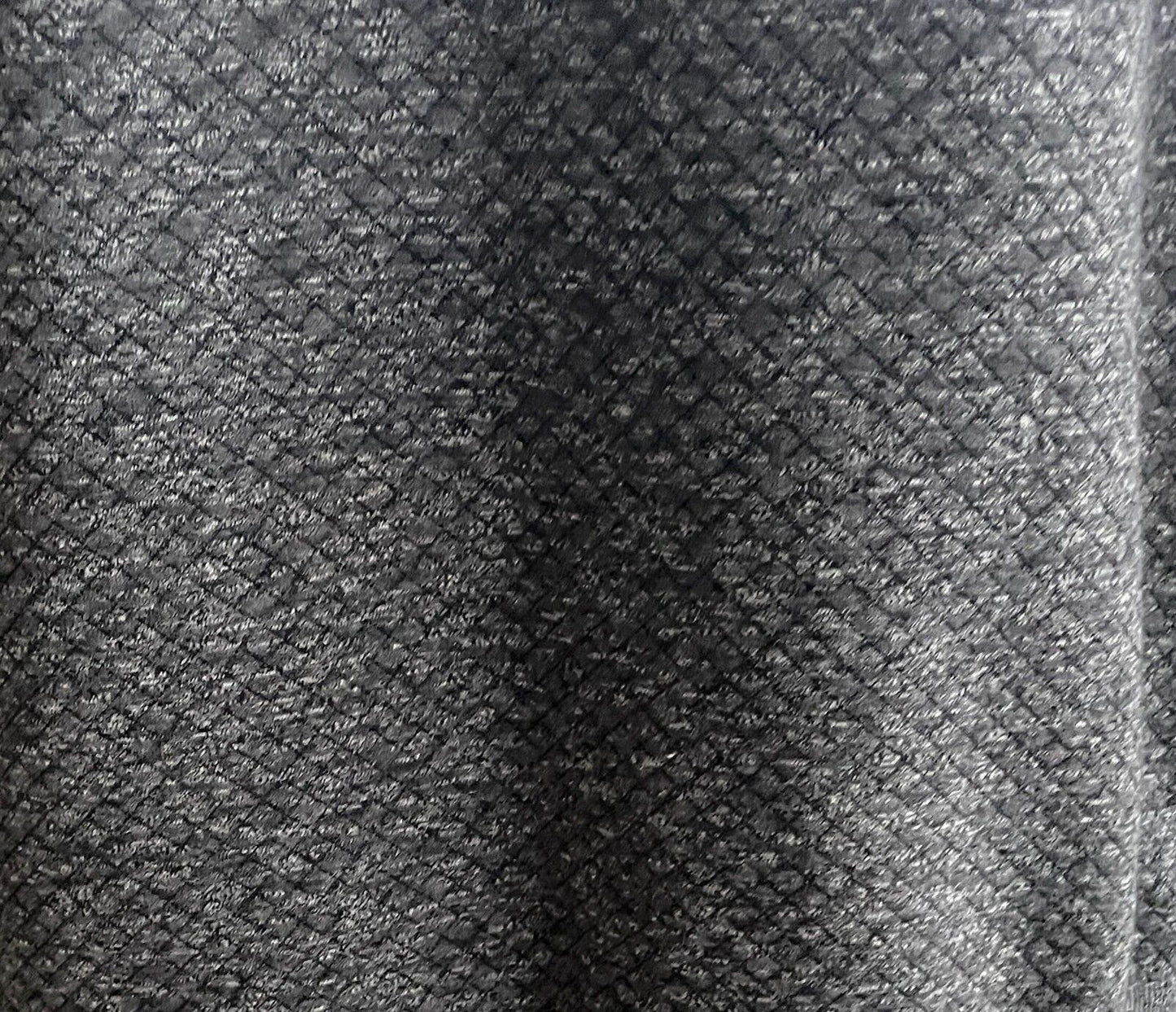 PREMIUM JACK & JONES Grey Marl Long Sleeve Sweater KNIT XL Diamond Print Crew