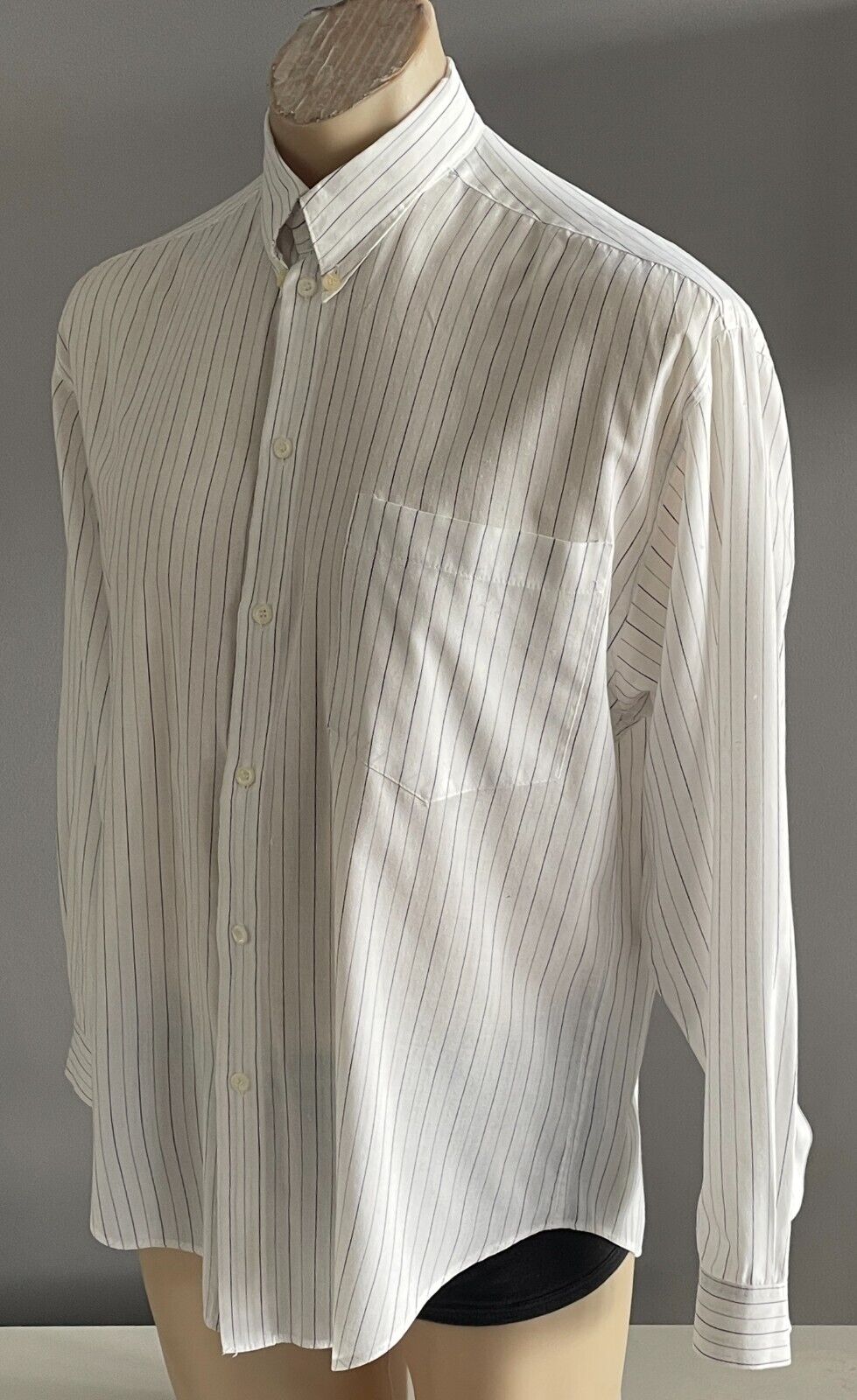 TOUR THE WORLD BY AERIAL Shirt Navy Black White Long Sleeve To Fit Chest 112cm