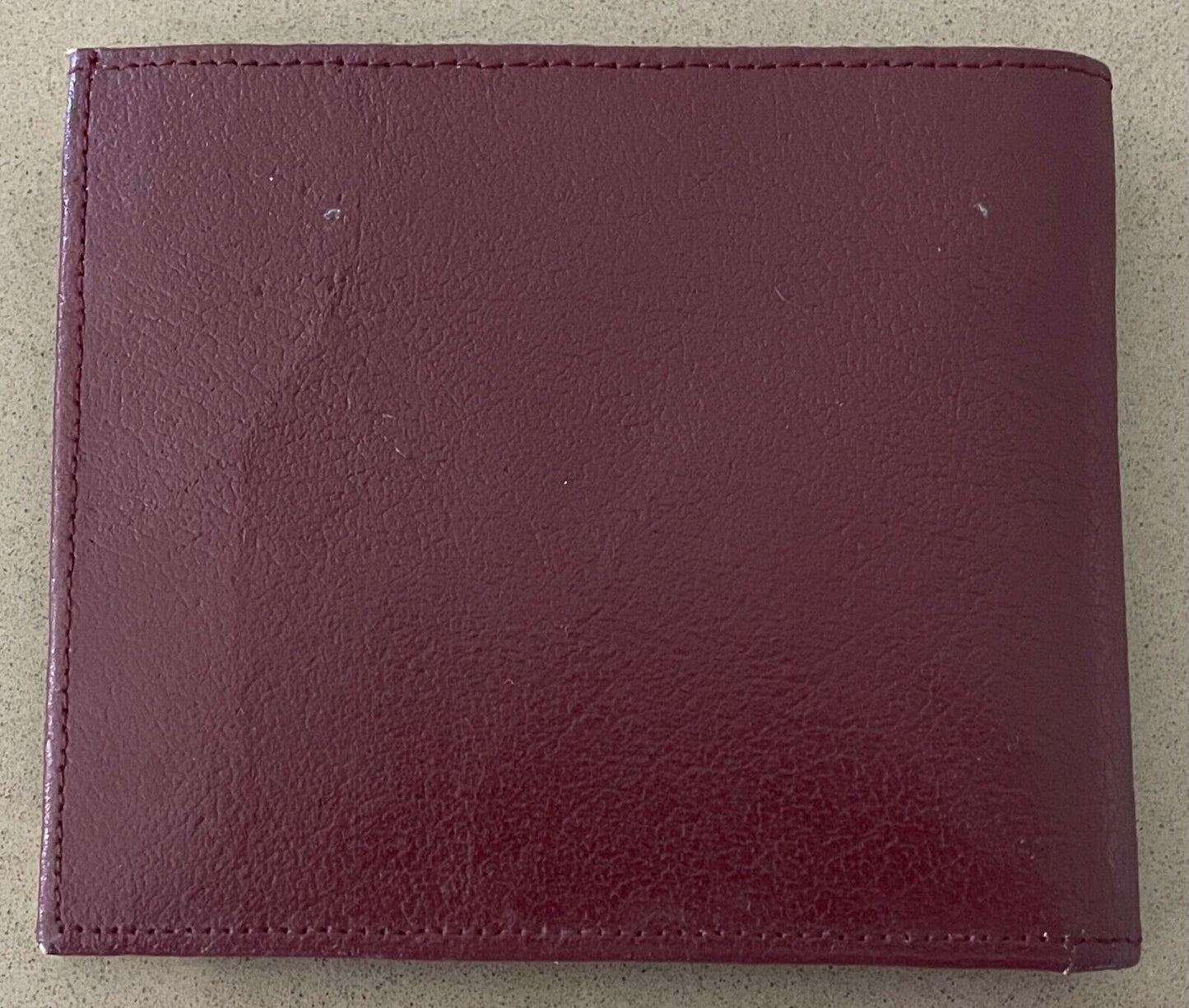 MLC Promotional Mens WALLET Brown Grain Leather Bifold Wallet