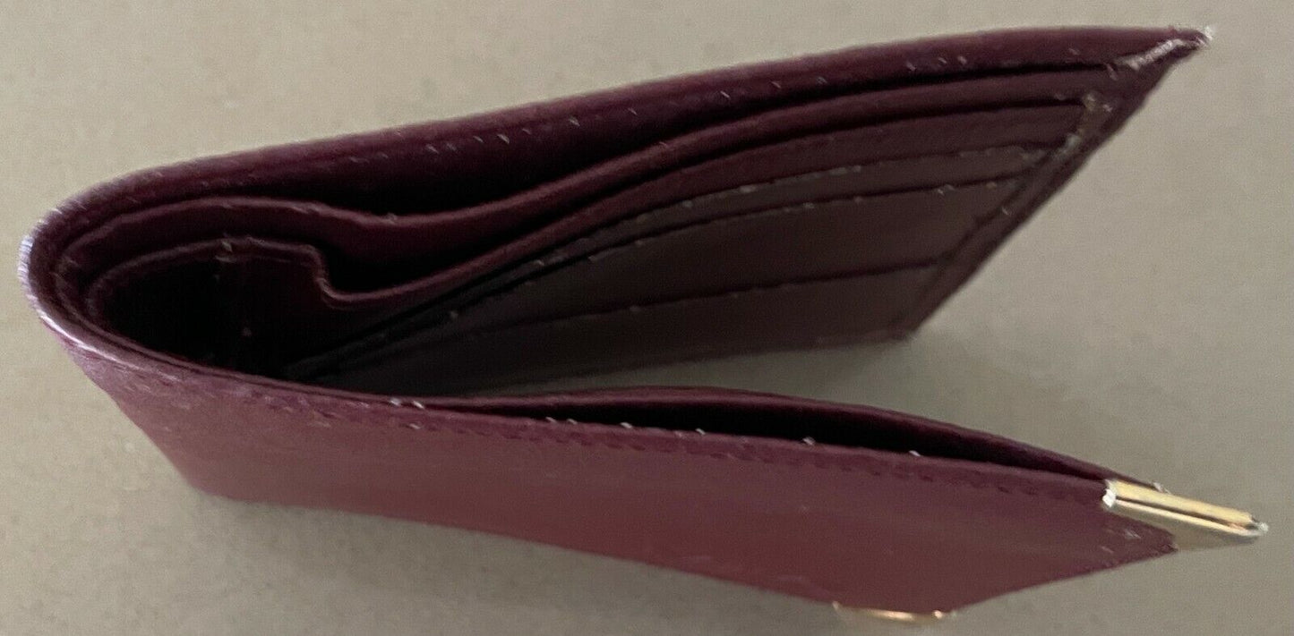 MLC Promotional Mens WALLET Brown Grain Leather Bifold Wallet