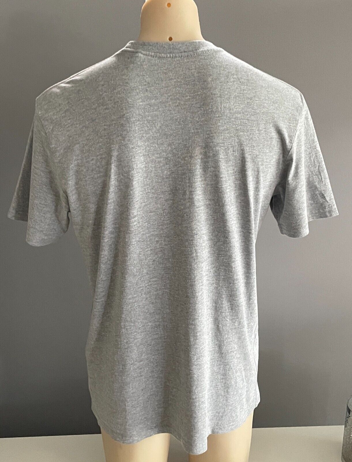 Mens FACTORIE T-Shirt Grey Marle Short Sleeve "O.G"  Stretch  Tee Size L