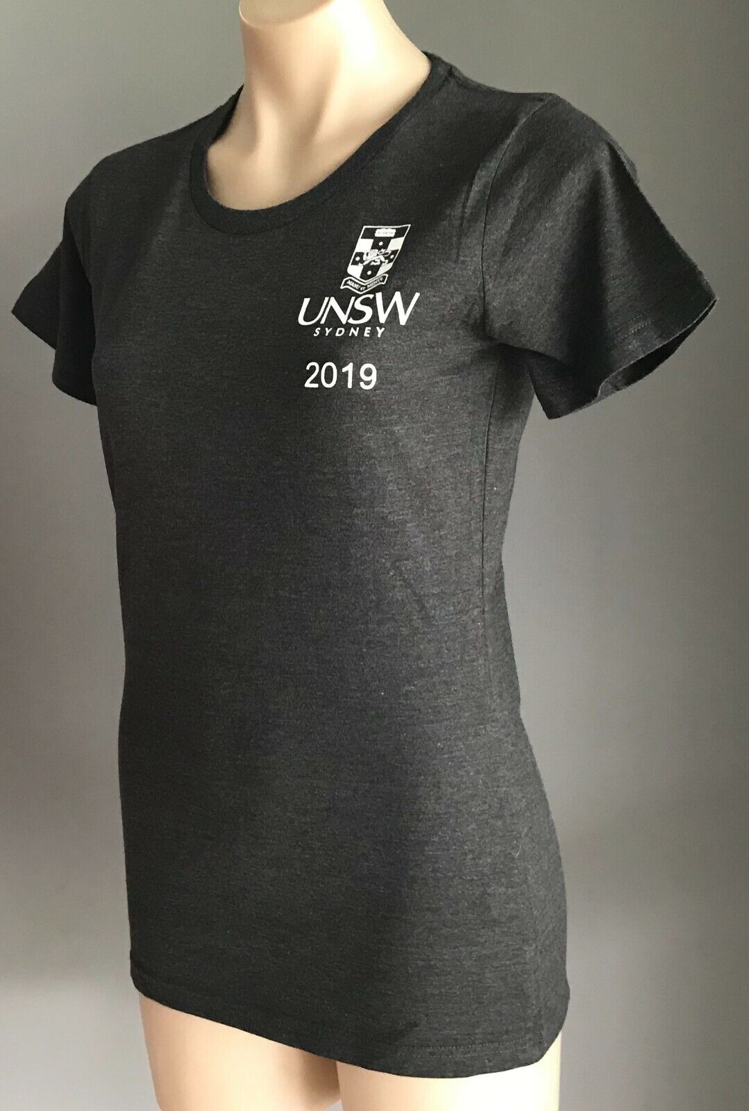 UNSW T-Shirt Sydney Grey Fitted Science Faculty 2019 Short Sleeve Size S Unisex
