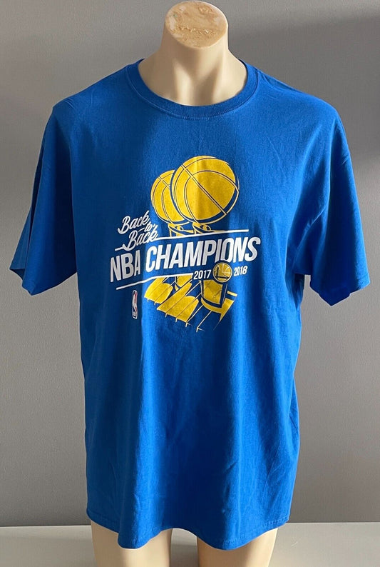 GOLDEN STATE WARRIORS NBA 2017 2018 Back to Back Winners T-Shirt Chest 120cm Tee