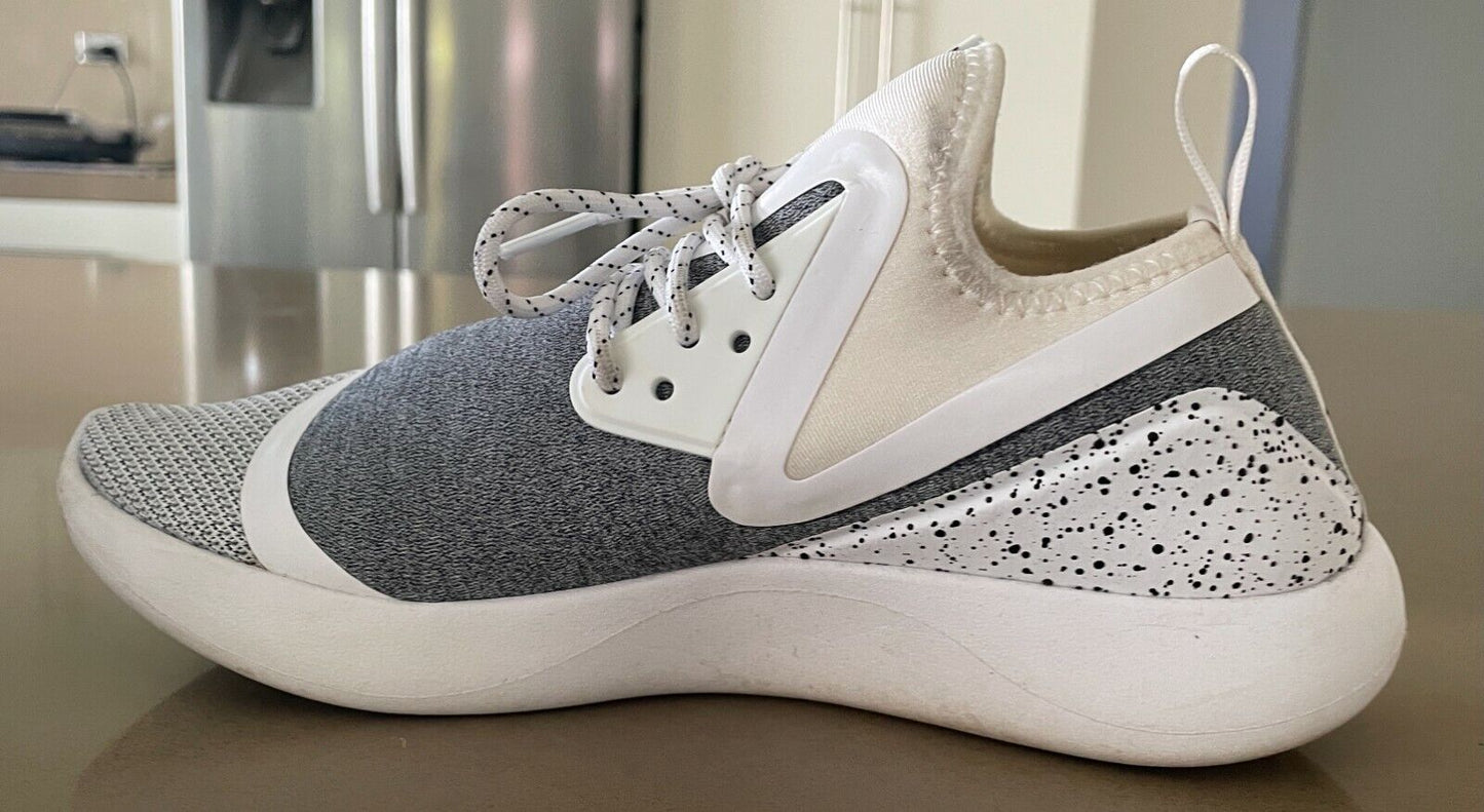 NIKE 923620 100 Lunarcharge Sneakers Shoes White Speckle Mens  Size US 8 UK 5.5