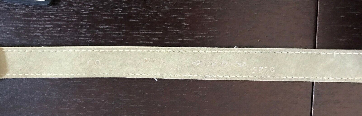 Ladies Gold Belt Pleather 2cm Gold Tone Buckle for size 6 8 Dress Skirt 77.5cm