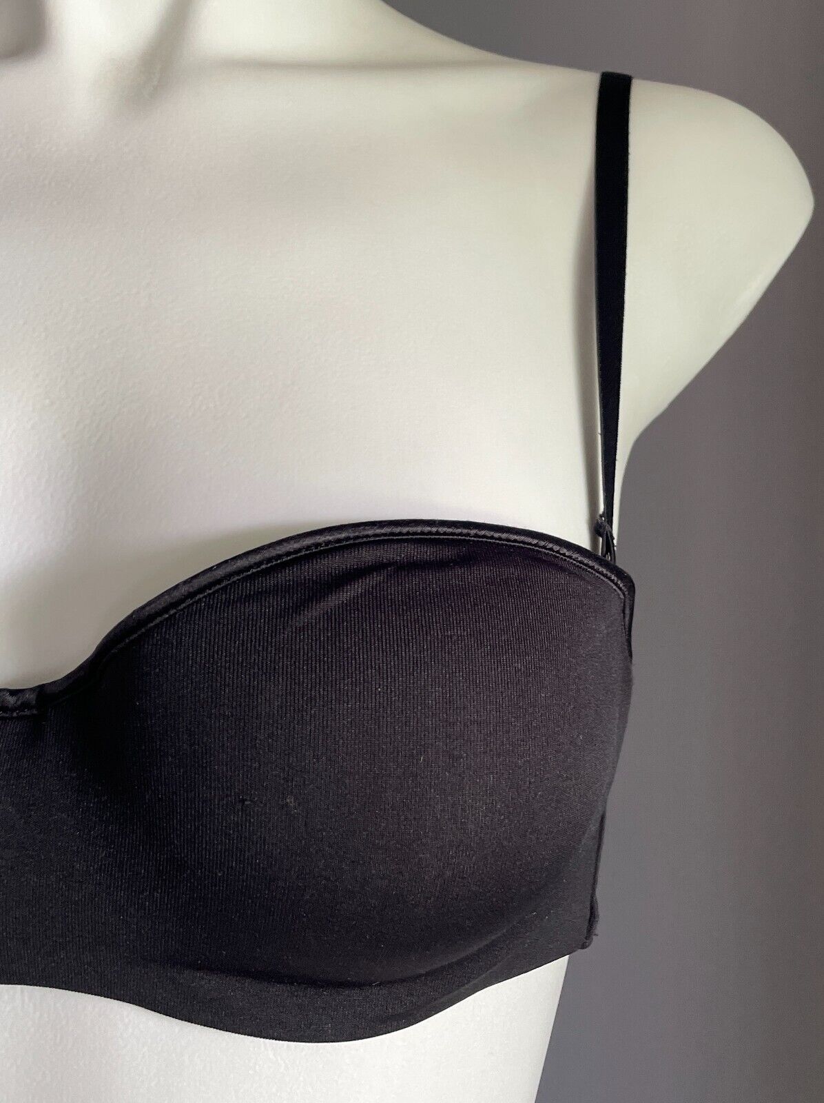 NATORI Reflex Bra Black Strapless Underwire Adjustable Straps Size 34A  774495