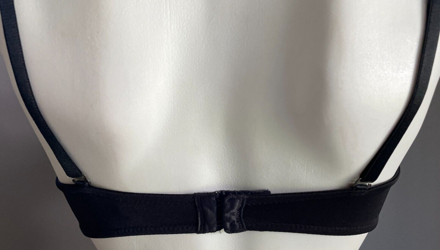 NATORI Reflex Bra Black Strapless Underwire Adjustable Straps Size 34A  774495