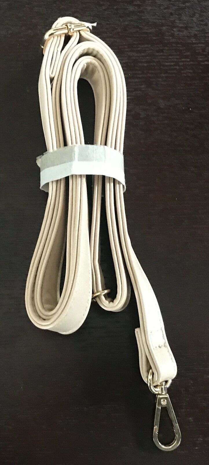 Replacement Shoulder Strap Bag Blush Pink Pleather Adjustable Gold Clips NEW