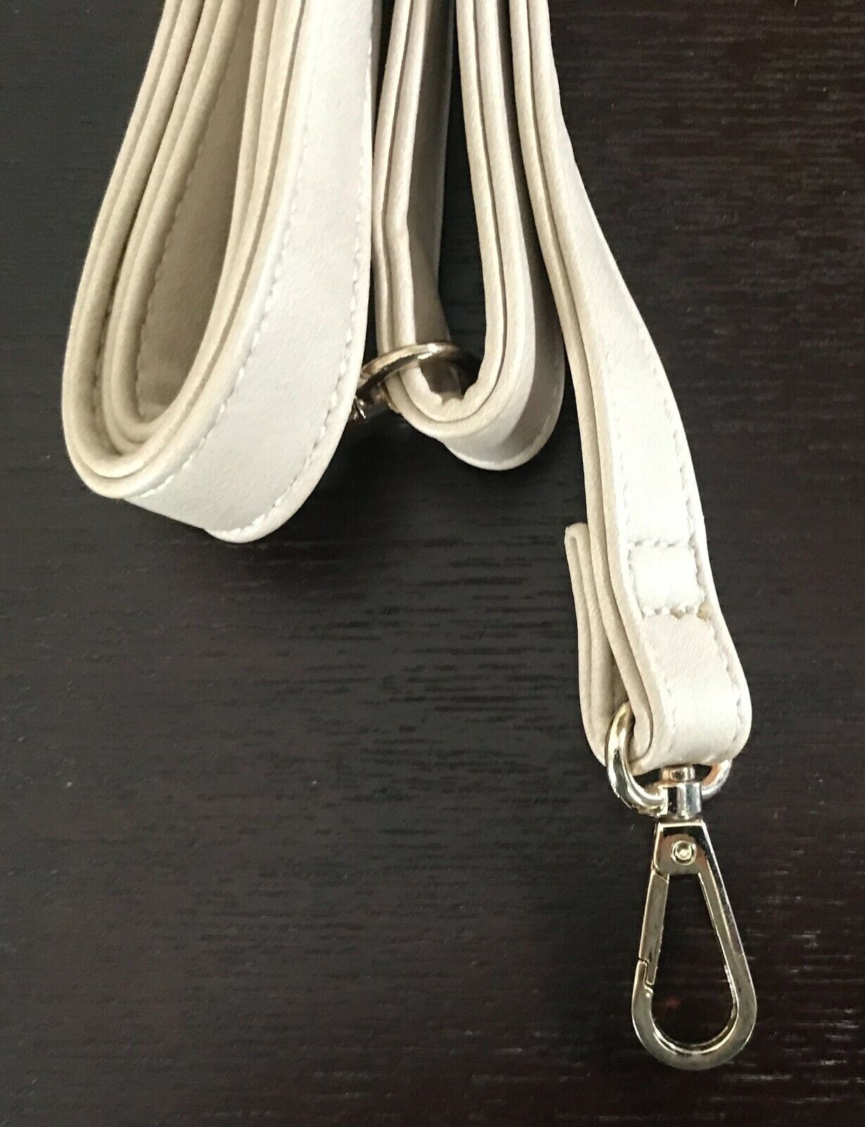 Replacement Shoulder Strap Bag Blush Pink Pleather Adjustable Gold Clips NEW