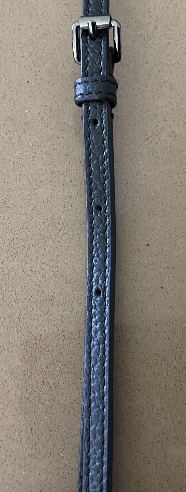Replacement Bag Shoulder Strap Adjustable 123cm Thin 8mm Black Pebble Look NEW