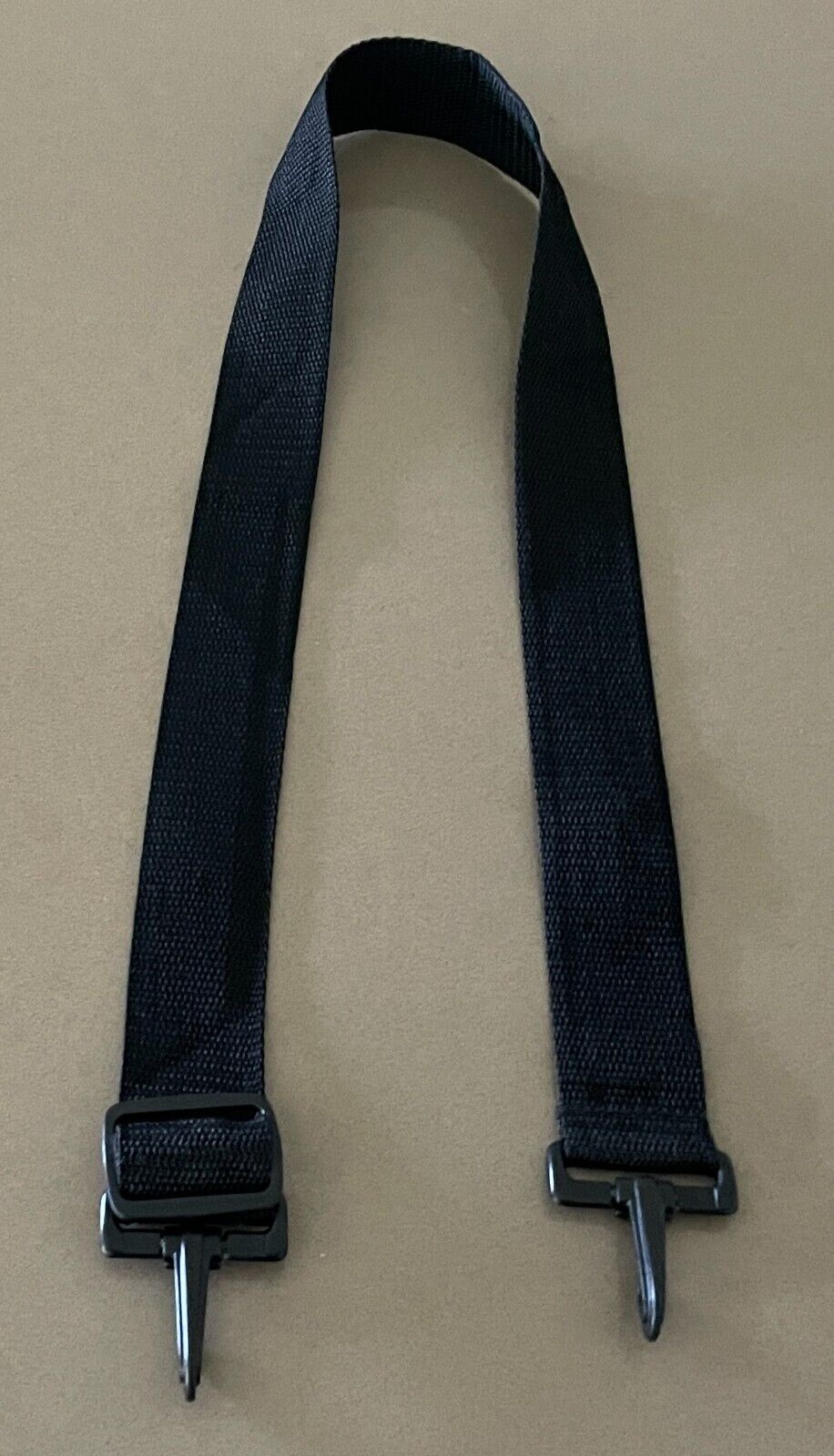 Replacement Shoulder Strap Adjustable Length Black Nylon 4cm Wide